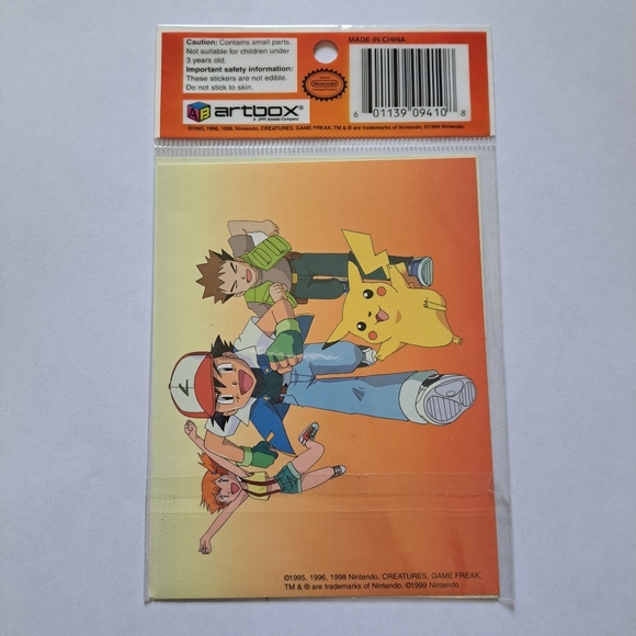 Pokemon vintage art box sticker pack - Picture 2 of 3